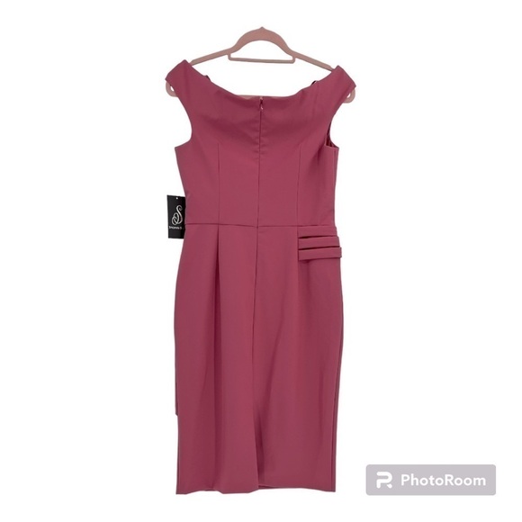 Eliza J Mauve Pink Off Shoulder Dre NWT size 8 - Picture 5 of 17